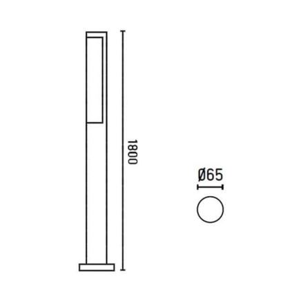 FARO 75524 - Lampada LED da esterno BERET-3 LED/16W/230V IP54