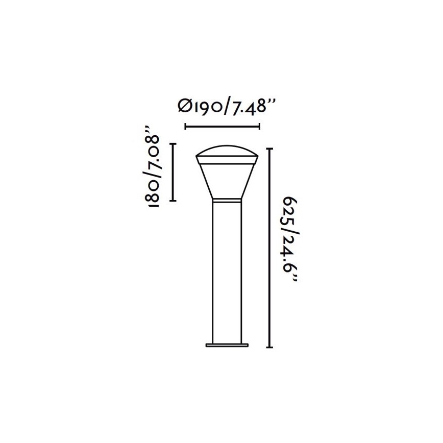 FARO 75538 - Lampada LED da esterno SHELBY LED/10W/230V IP65
