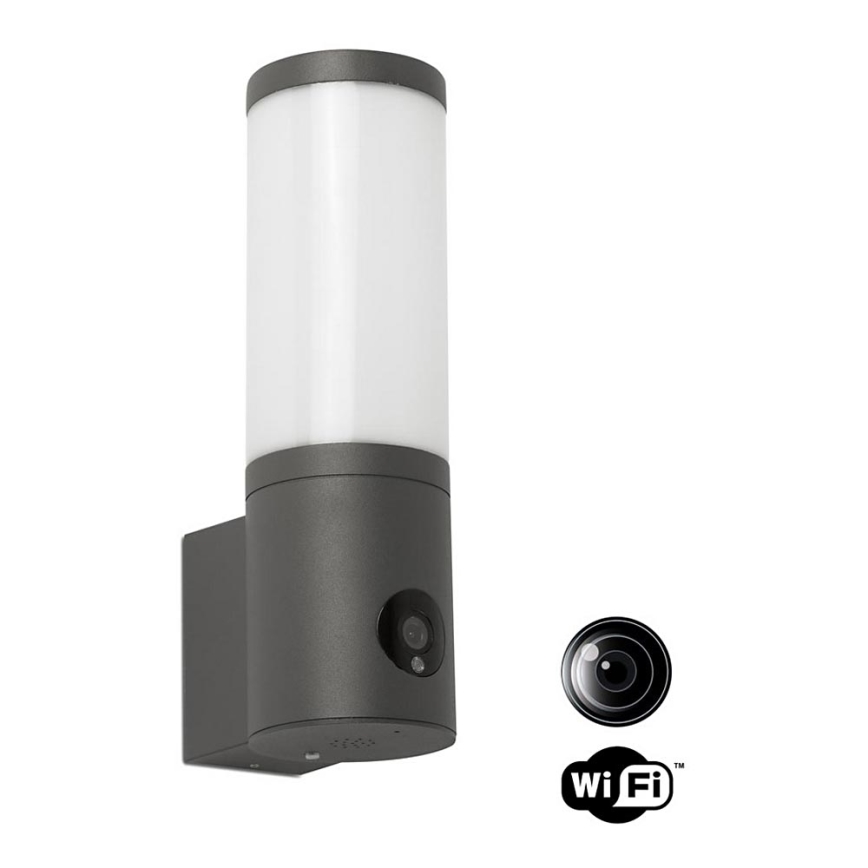 FARO 75701 - Applique a LED da esterno con telecamera ORWEL LED/9W/230V IP54