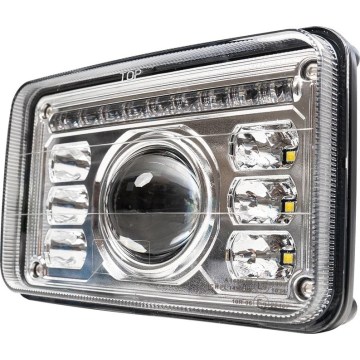 Faro anteriore LED per trattore LED/69W/10-30V IP69 5700K rettangolare