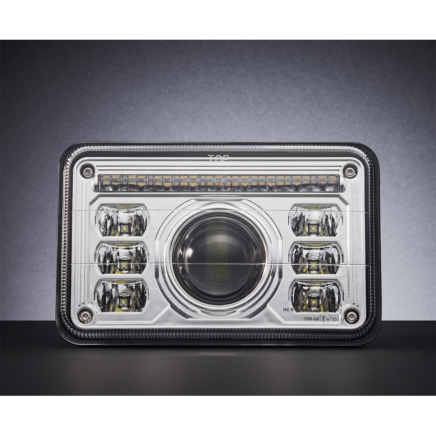 Faro anteriore LED per trattore LED/69W/10-30V IP69 5700K rettangolare