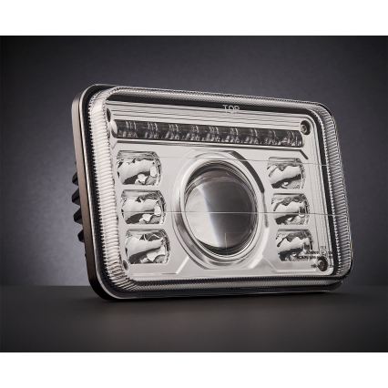 Faro anteriore LED per trattore LED/69W/10-30V IP69 5700K rettangolare