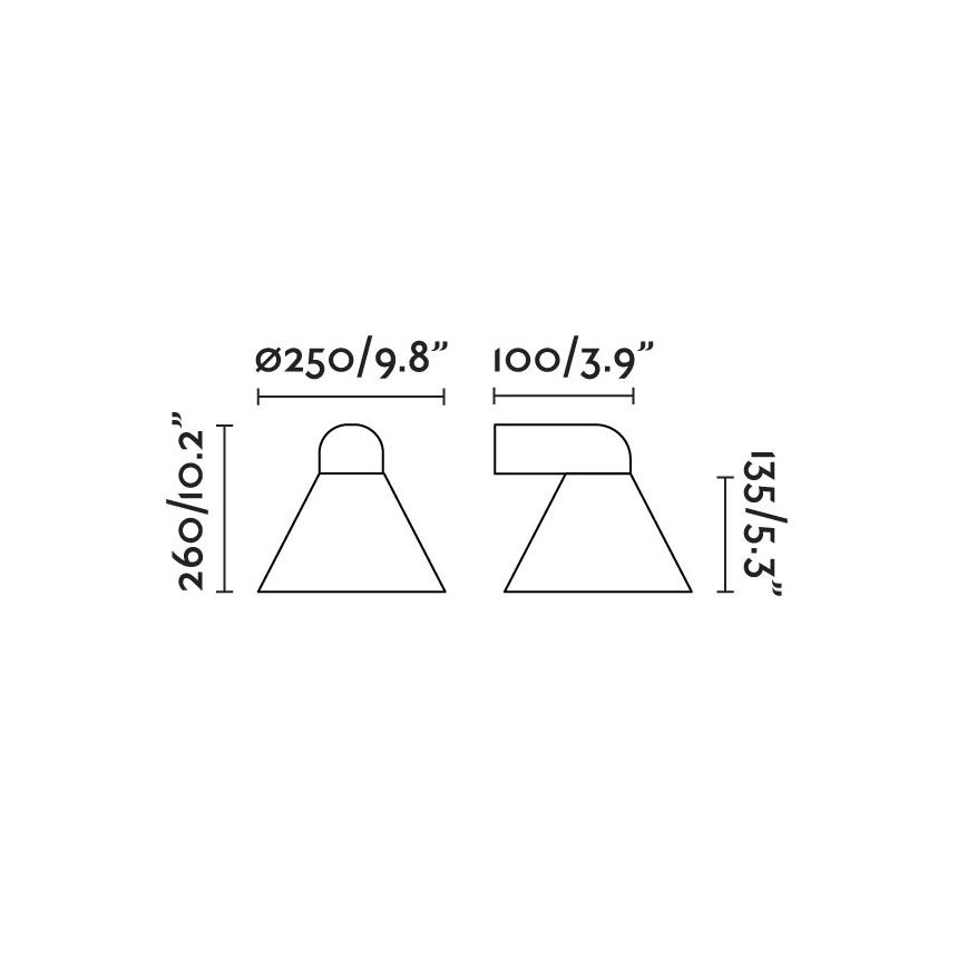 FARO Barcelona - Lampada da parete per esterni PALS 1xE27/15W/230V IP65