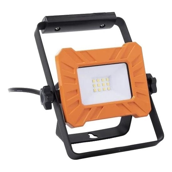 Faro LED/10W/230V 6500K IP65 arancione/nero