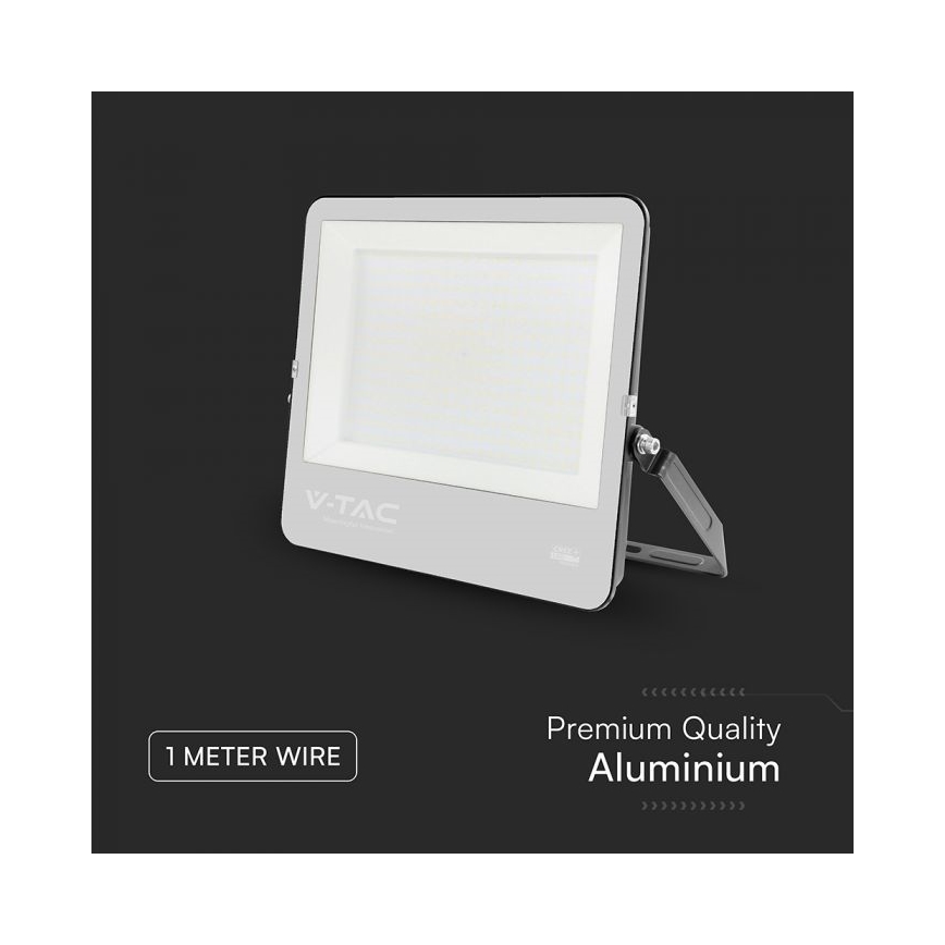 Faro LED/300W/230V 4000K IP65 nero