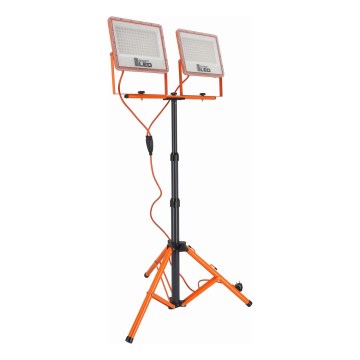 Faro LED con stativo 2xLED/100W/230V 4500K IP65 arancione