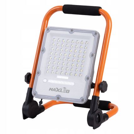 Proiettore LED ricaricabile dimmerabile con stativo LED/100W/3,2V 4500K 10000 mAh IP65 arancione