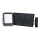 Faro LED solare LED/15W/3,7V IP65 4000K 12000 mAh nero + telecomando