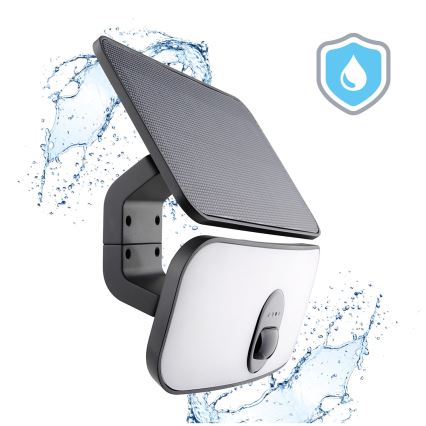 Faro solare LED con sensore LED/13W/3,7V IP65 4000K 4000 mAh