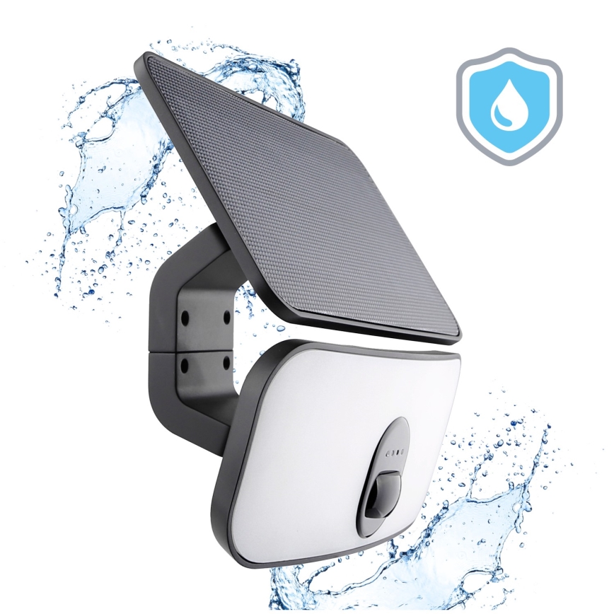 Faro solare LED con sensore LED/13W/3,7V IP65 4000K 4000 mAh