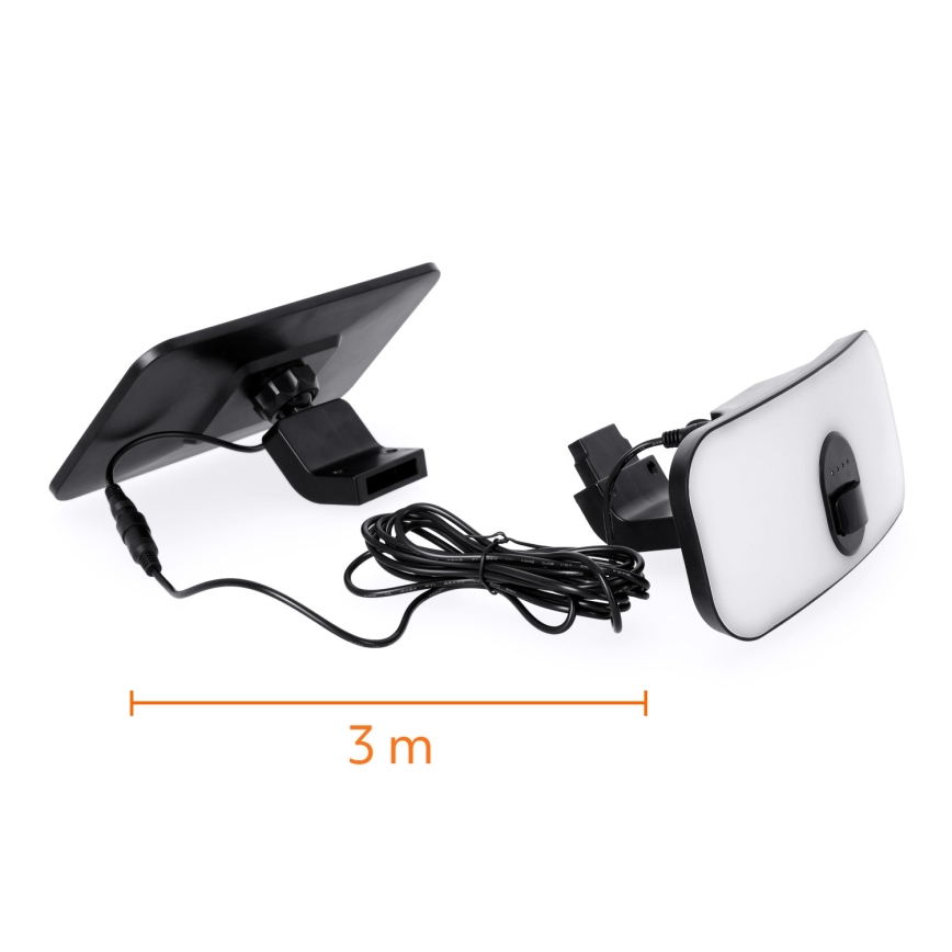 Faro solare LED con sensore LED/13W/3,7V IP65 4000K 4000 mAh