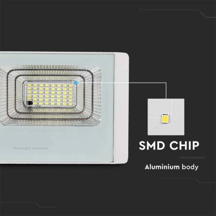 Faro LED solare da esterno LED/20W/3,2V IP65 6400K 20000 mAh con telecomando