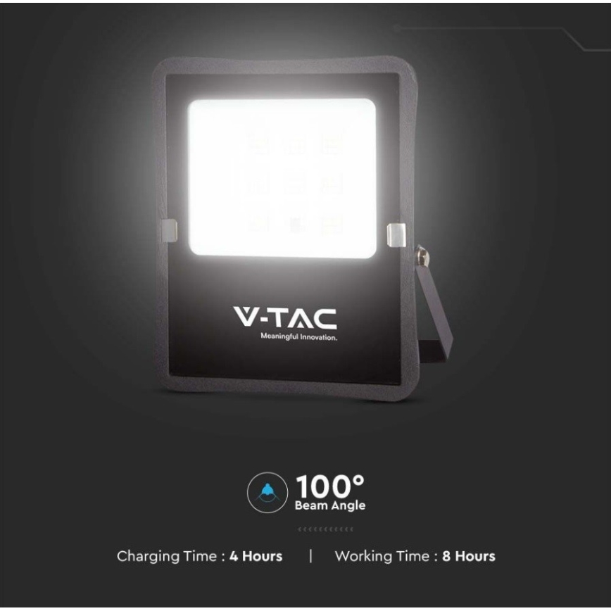 Faro solare LED da esterno LED/6W/3,2V 6400K IP65 4000 mAh + telecomando