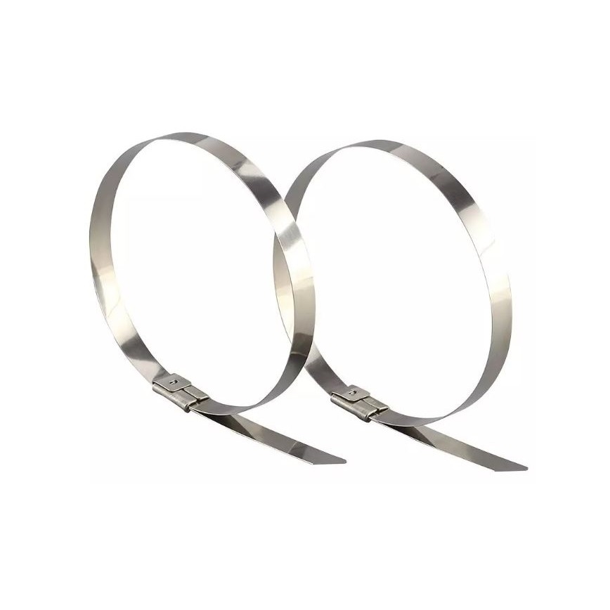 Fascia pieghevole acciaio 4,6x250mm 100pz acciaio