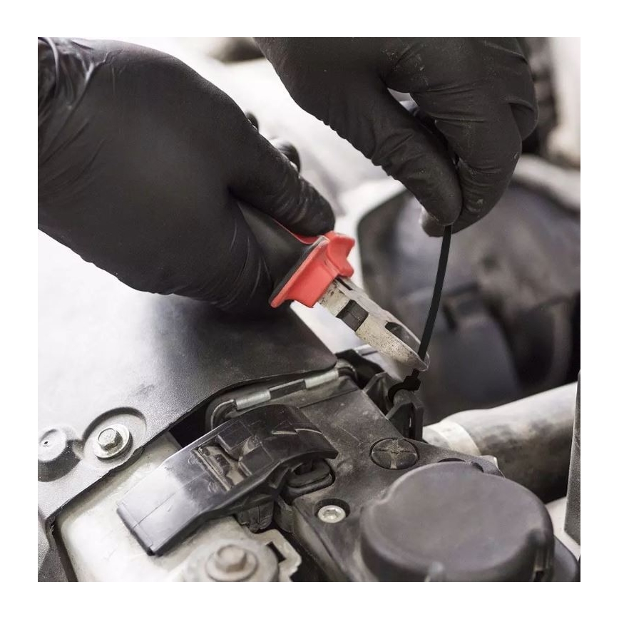 Fascia pieghevole plastica 2,5x150mm 100pcs nera