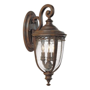 Feiss - Applique da esterno ENGLISH BRIDLE 3xE14/60W/230V IP44