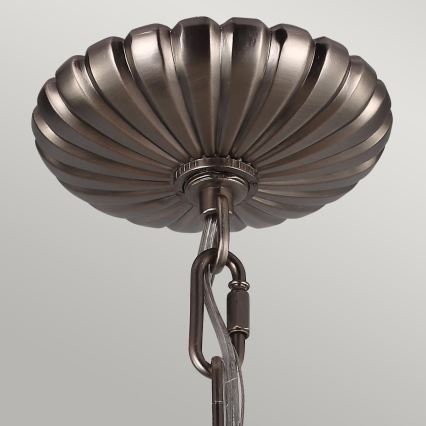 Feiss - Lampadario a sospensione con catena ADAMS 3xE14/60W/230V bronzo