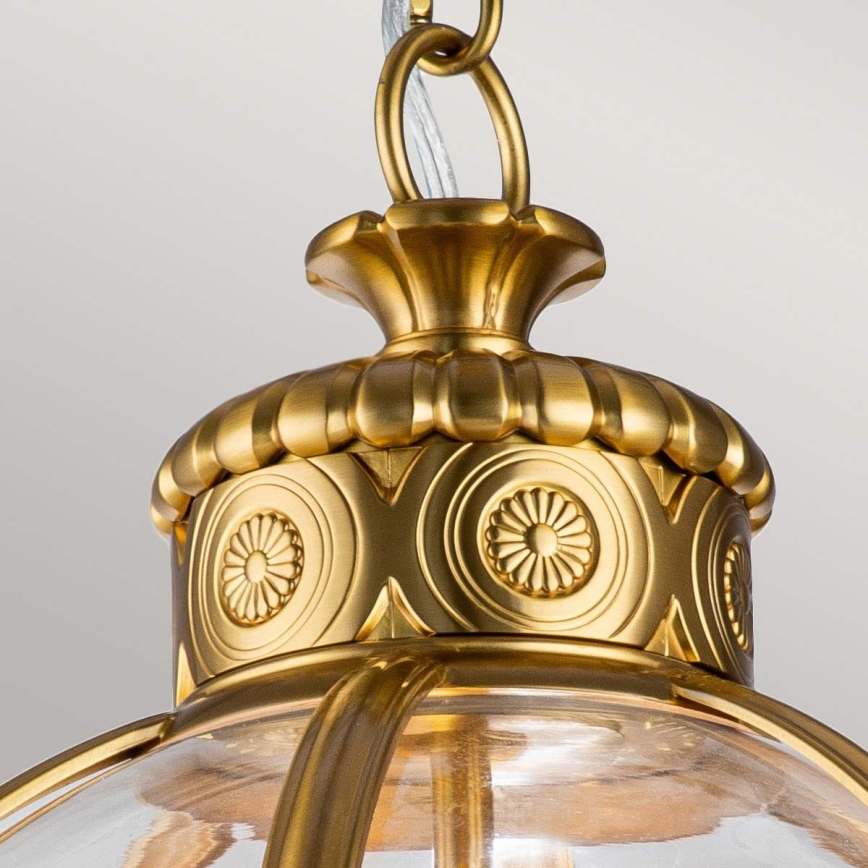 Feiss - Lampadario a sospensione con catena ADAMS 3xE14/60W/230V oro