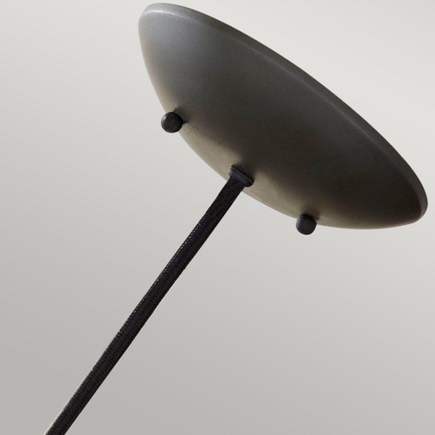 Feiss - Lampadario sospeso su cavo BESO 1xE27/60W/230V diam. 25,4 cm nero/rame