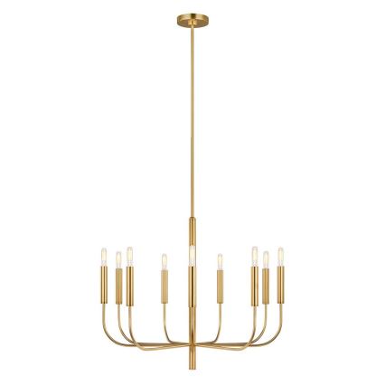 Feiss - Lampadario a sospensione con supporto rigido BRIANNA 9xE14/60W/230V