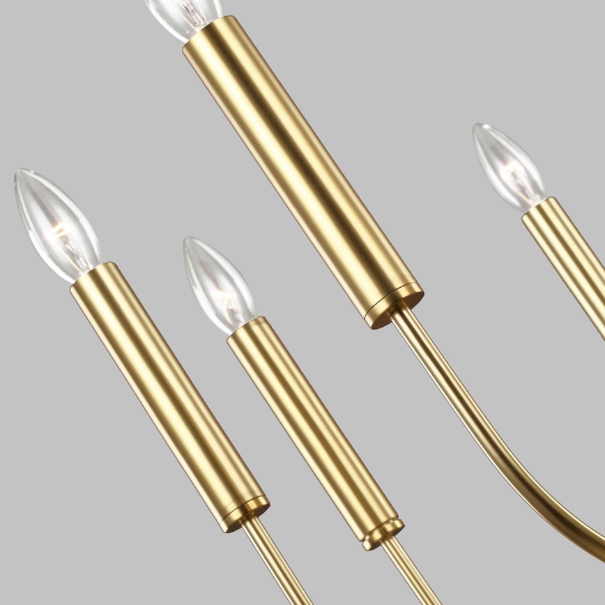 Feiss - Lampadario a sospensione con supporto rigido BRIANNA 9xE14/60W/230V