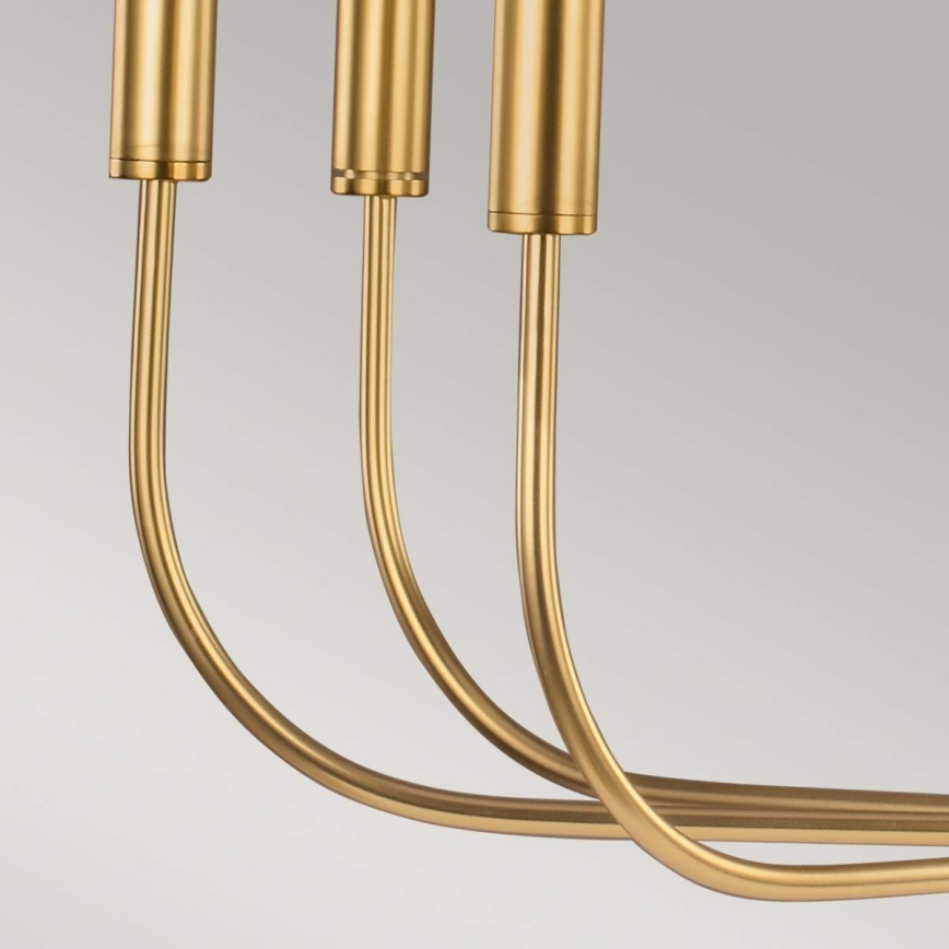 Feiss - Lampadario a sospensione con supporto rigido BRIANNA 9xE14/60W/230V