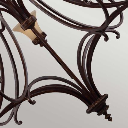 Feiss - Lampadario a sospensione con catena DRAWING ROOM 18xE27/60W/230V