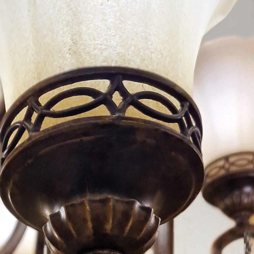 Feiss - Lampadario a sospensione con catena DRAWING ROOM 18xE27/60W/230V