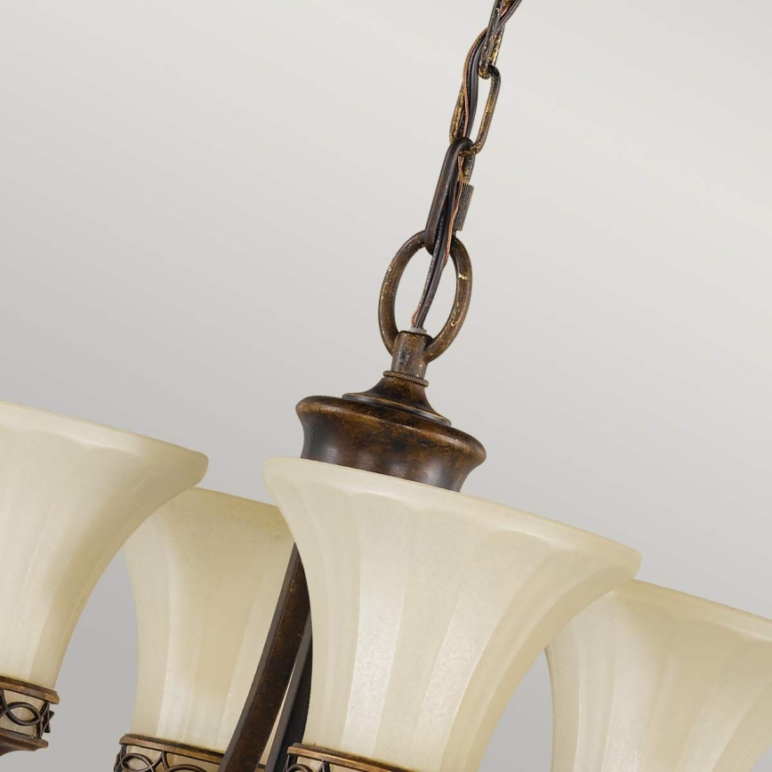 Feiss - Lampadario a sospensione con catena DRAWING ROOM 4xE27/60W/230V
