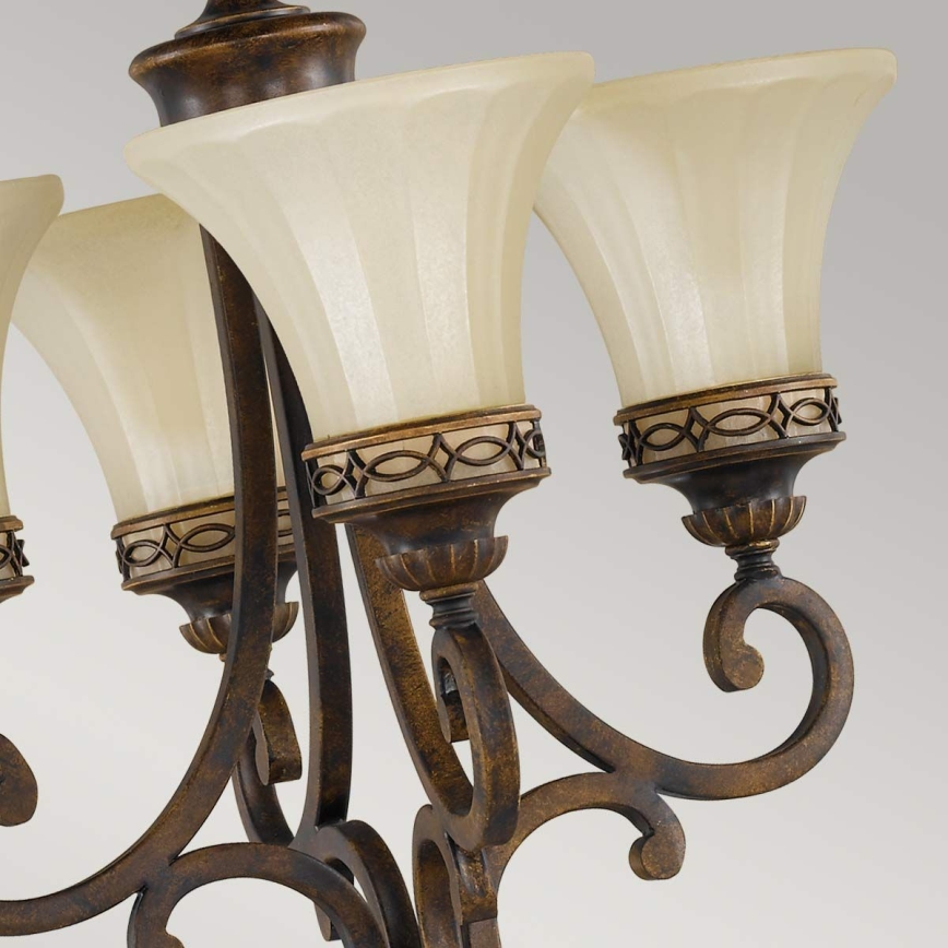 Feiss - Lampadario a sospensione con catena DRAWING ROOM 4xE27/60W/230V