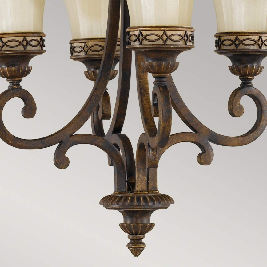 Feiss - Lampadario a sospensione con catena DRAWING ROOM 4xE27/60W/230V