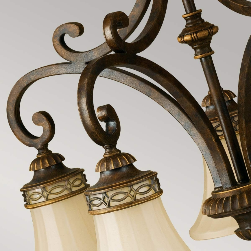 Feiss - Lampadario a sospensione con catena DRAWING ROOM 5xE27/60W/230V