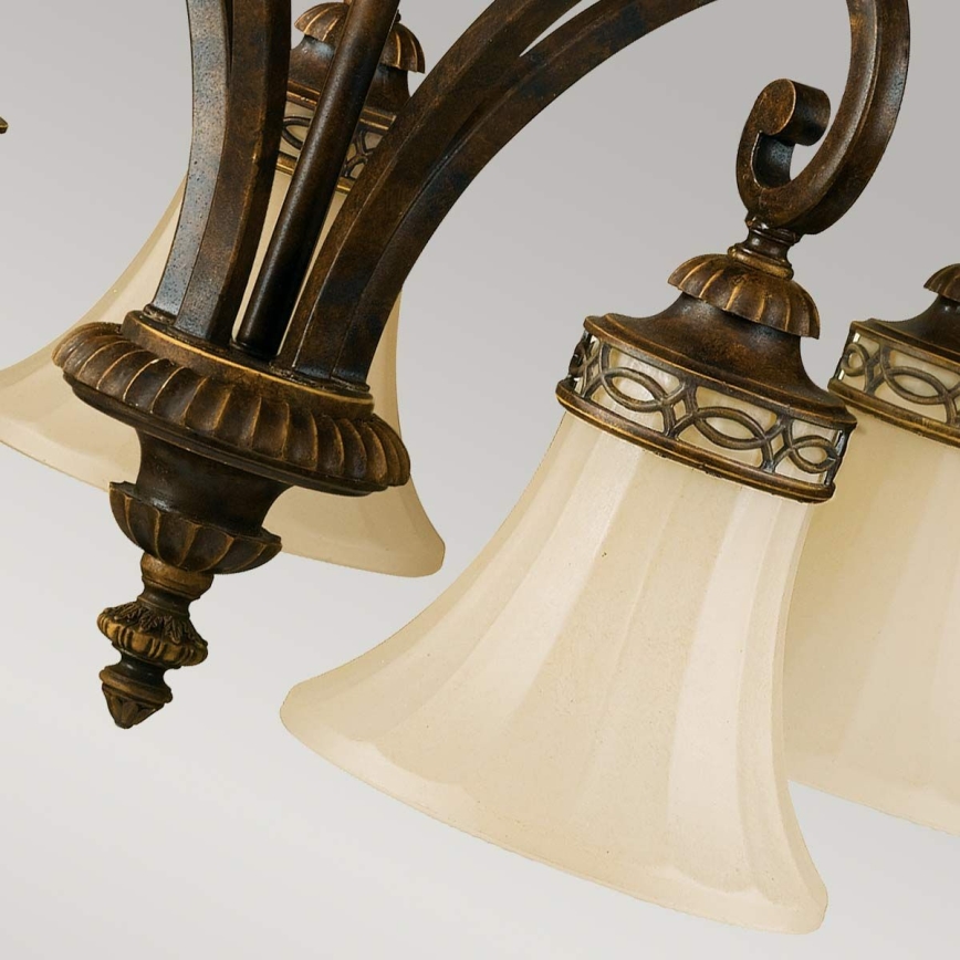 Feiss - Lampadario a sospensione con catena DRAWING ROOM 5xE27/60W/230V