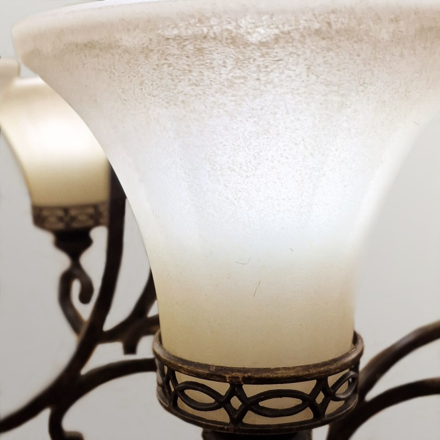 Feiss - Lampadario a sospensione con catena DRAWING ROOM 6xE27/60W/230V