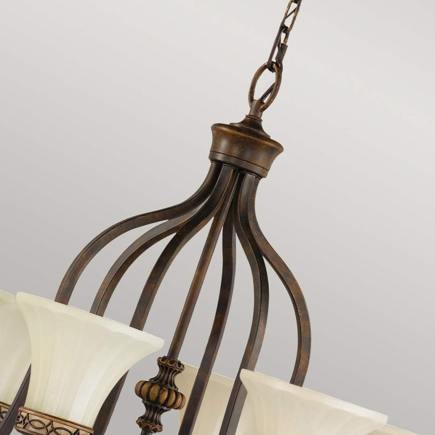 Feiss - Lampadario a sospensione con catena DRAWING ROOM 6xE27/60W/230V