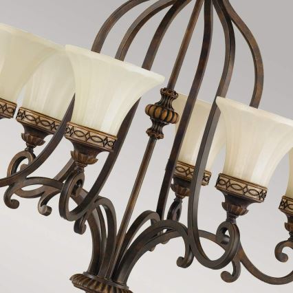 Feiss - Lampadario a sospensione con catena DRAWING ROOM 6xE27/60W/230V