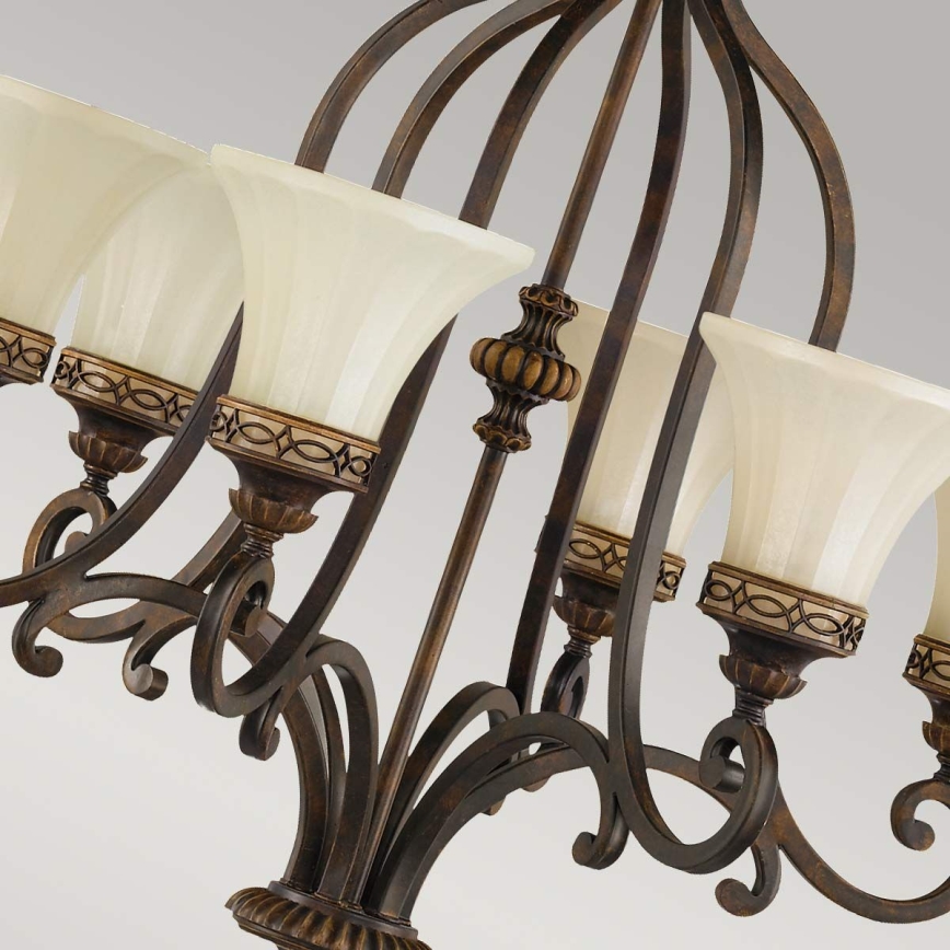 Feiss - Lampadario a sospensione con catena DRAWING ROOM 6xE27/60W/230V