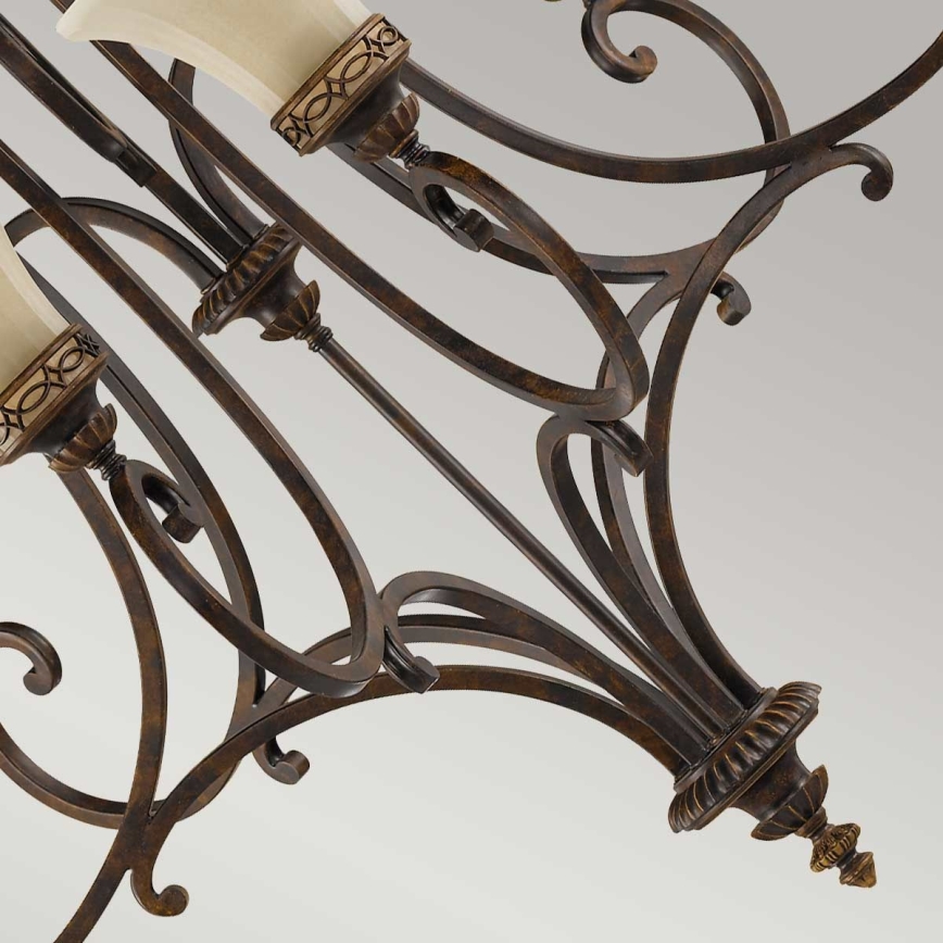 Feiss - Lampadario a sospensione con catena DRAWING ROOM 9xE27/60W/230V