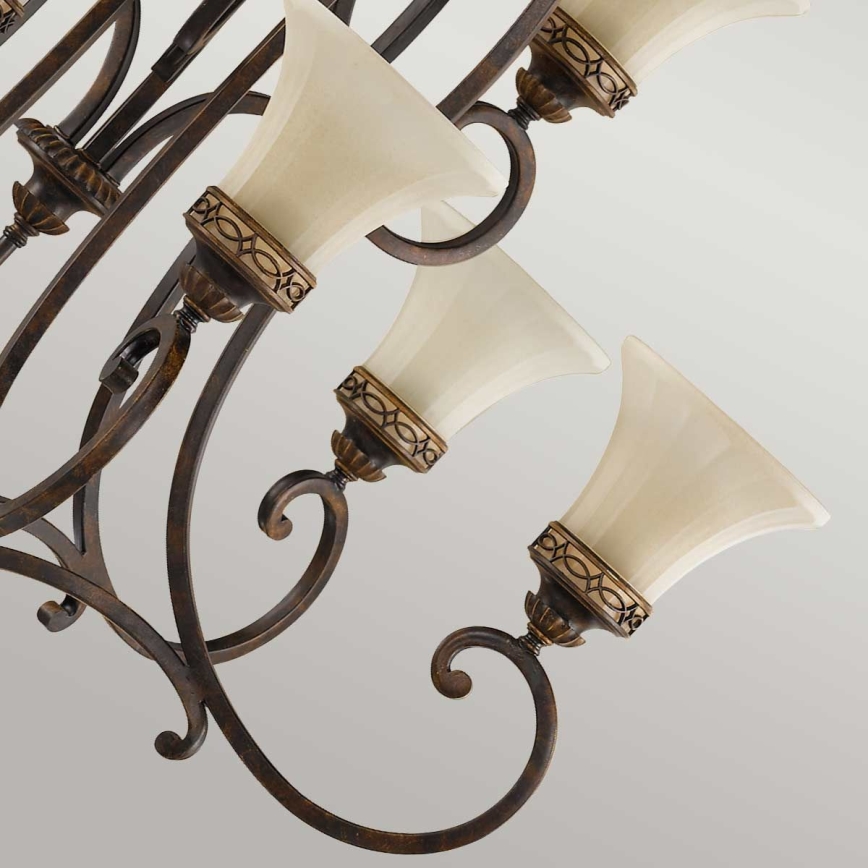 Feiss - Lampadario a sospensione con catena DRAWING ROOM 9xE27/60W/230V