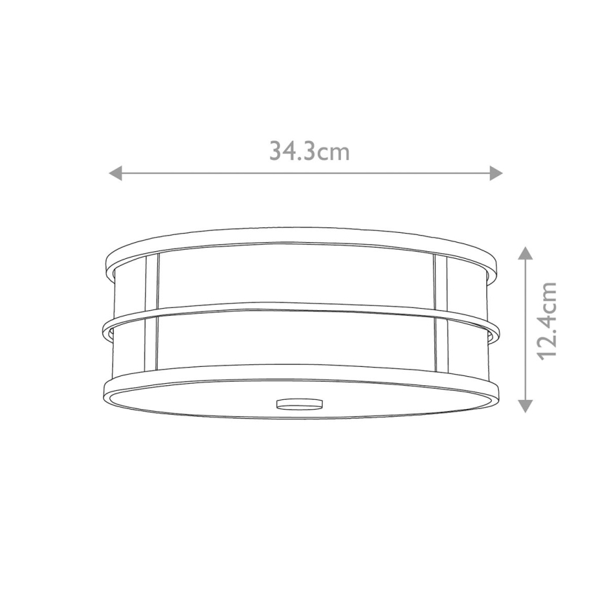 Feiss - Plafoniera FUSION 3xE27/40W/230V finitura oro