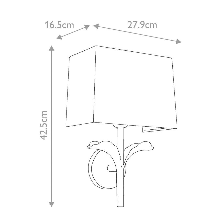 Feiss - Applique GEORGIA 1xE27/60W/230V