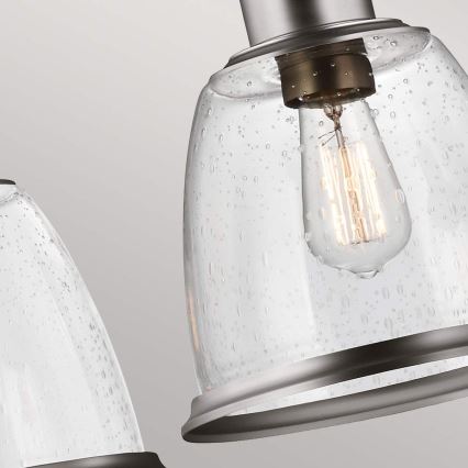Feiss - Lampadario a sospensione con supporto rigido HOBSON 3xE27/60W/230V
