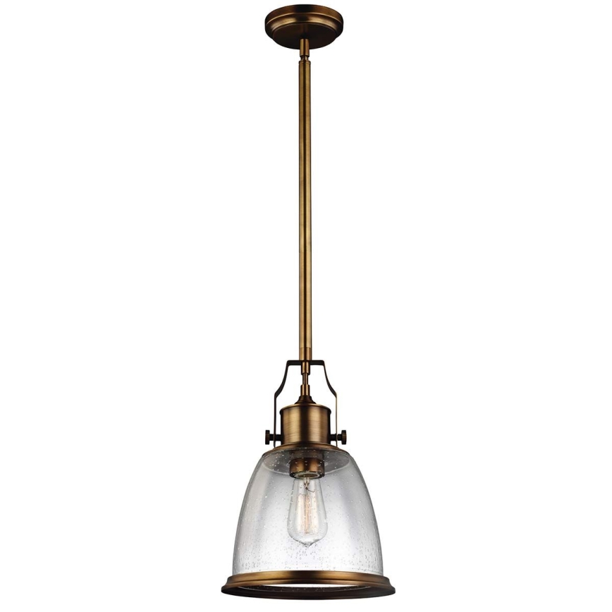 Feiss - Lampadario a sospensione con supporto rigido HOBSON 1xE27/60W/230V bronzo
