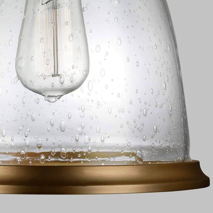 Feiss - Lampadario a sospensione con supporto rigido HOBSON 1xE27/60W/230V bronzo