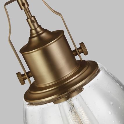 Feiss - Lampadario a sospensione con supporto rigido HOBSON 1xE27/60W/230V bronzo