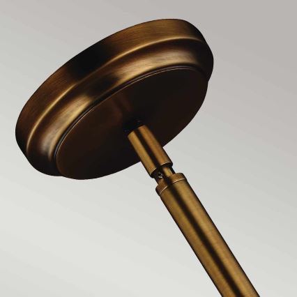 Feiss - Lampadario a sospensione con supporto rigido HOBSON 1xE27/60W/230V bronzo