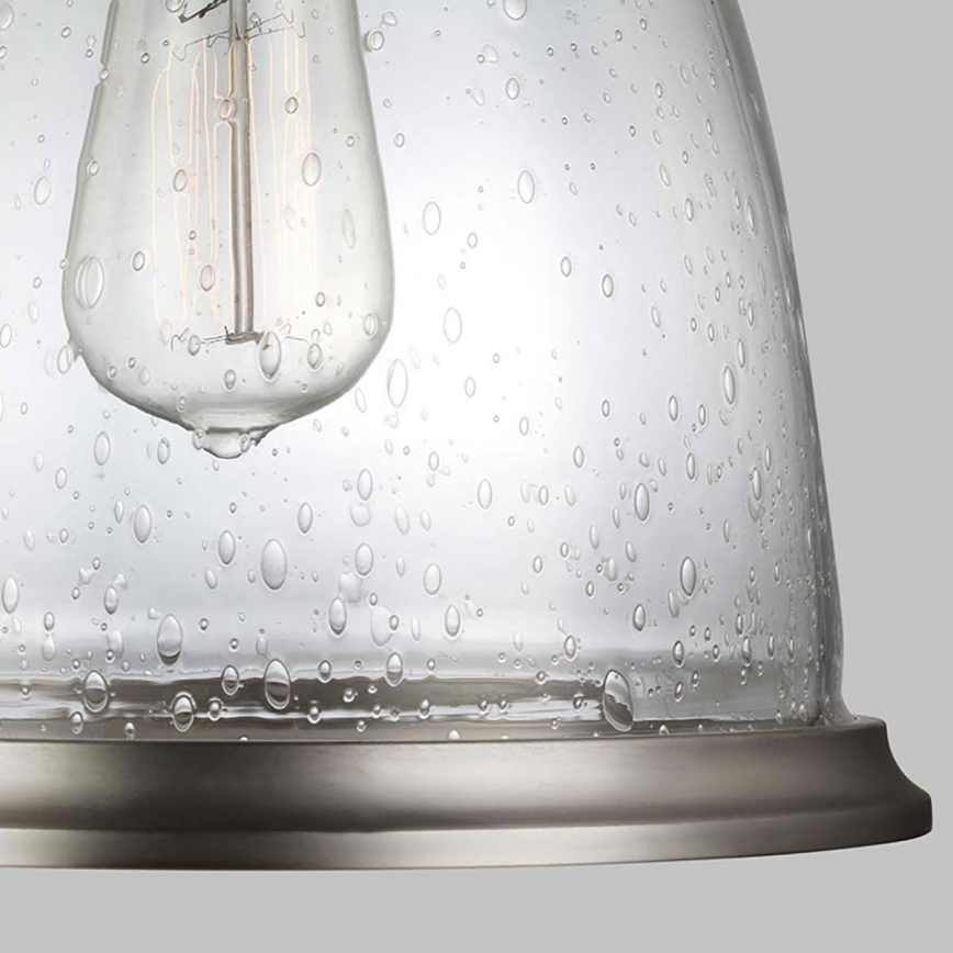 Feiss - Lampadario a sospensione con supporto rigido HOBSON 1xE27/60W/230V argento