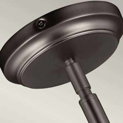 Feiss - Lampadario a sospensione con supporto rigido HOBSON 1xE27/60W/230V argento