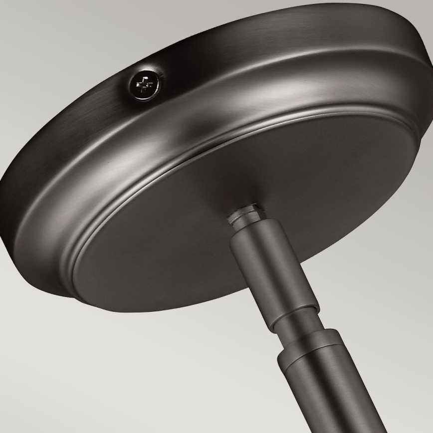 Feiss - Lampadario a sospensione con supporto rigido HOBSON 1xE27/60W/230V argento