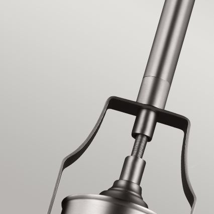 Feiss - Lampadario a sospensione con supporto rigido HOBSON 1xE27/60W/230V argento
